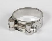 48mm-51mm Edelstahl Spezial-Bandschelle / Auspuffschelle Motorsport