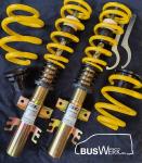 VW T5 / T6 *härteverstellbar*  BUSWERK-Gewindefahrwerk made by KW