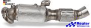 HJS Downpipe mit ECE-Zulassung für BMW 340i, 440i, 540i, 740i, M140i, M240i (F30/ F31/ F32/ F33/ G30/ G31/ G11/ F20/ F21/ F22 ) *Euro 6*