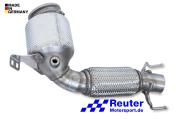 HJS Downpipe mit ECE-Zulassung für BMW M135i, M235i, X2 M35i, Mini, Cooper S, John Cooper Works  *Mit OPF*