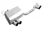 BMW Z4 2,2i (125 kW)[M54] / Z4 2,5i (141 kW)[M54] / Z4 3,0i (170 kW)[M54] Endschalldaempfer  4 x 76 mm+